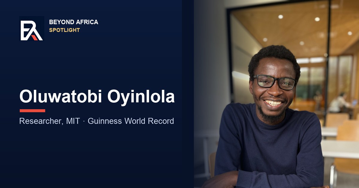 From Ibadan to MIT: How Oluwatobi Oyinlola Broke a Guinness World Record